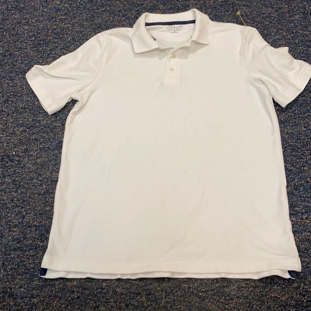 Croft & Barrow White Polo Shirt sz. M